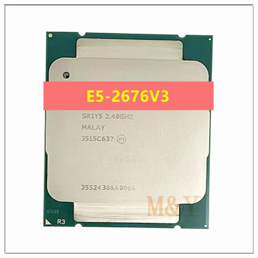  E5 2676 V3 CPU E5-2676V3, SR1Y5, 2.4GHz, 30M, 12 ھ, LGA 2011-3 μ